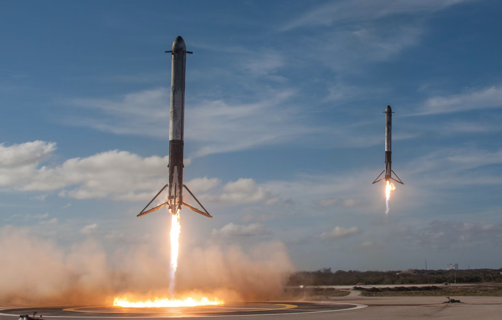 NASA SpaceX falcon 9 Ghost Riders in the sky Mission