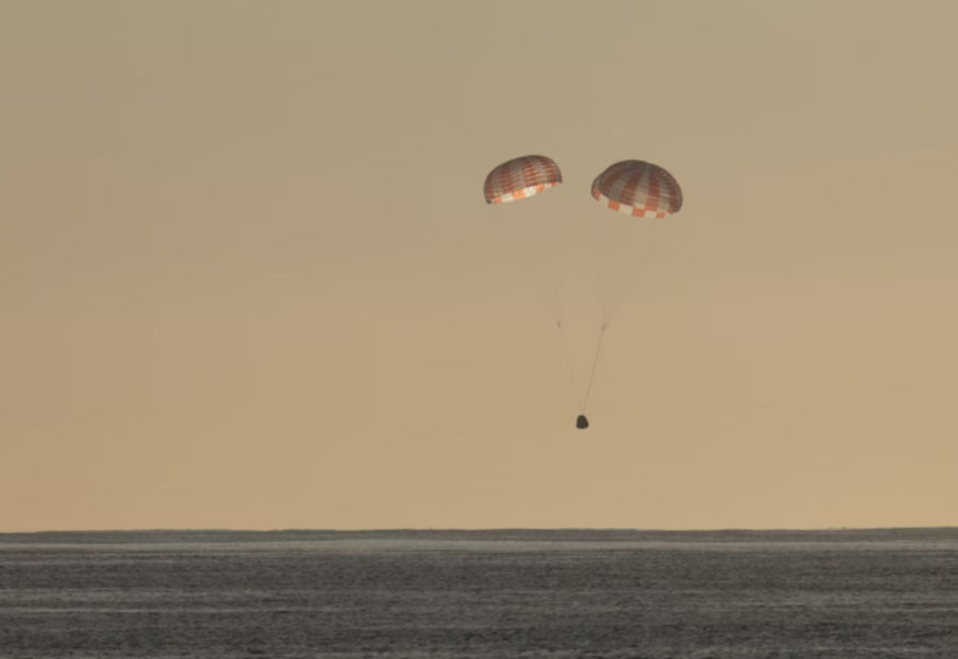NASA SpaceX Uncrewed Dragon Departure